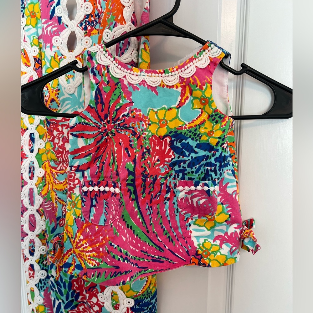 Lilly Pulitzer “fishing for compliments” infant shift dress. 3-6month